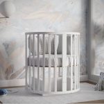 Кроватка Incanto Stella 11 в 1, цвет белый с маятником поперечного качания