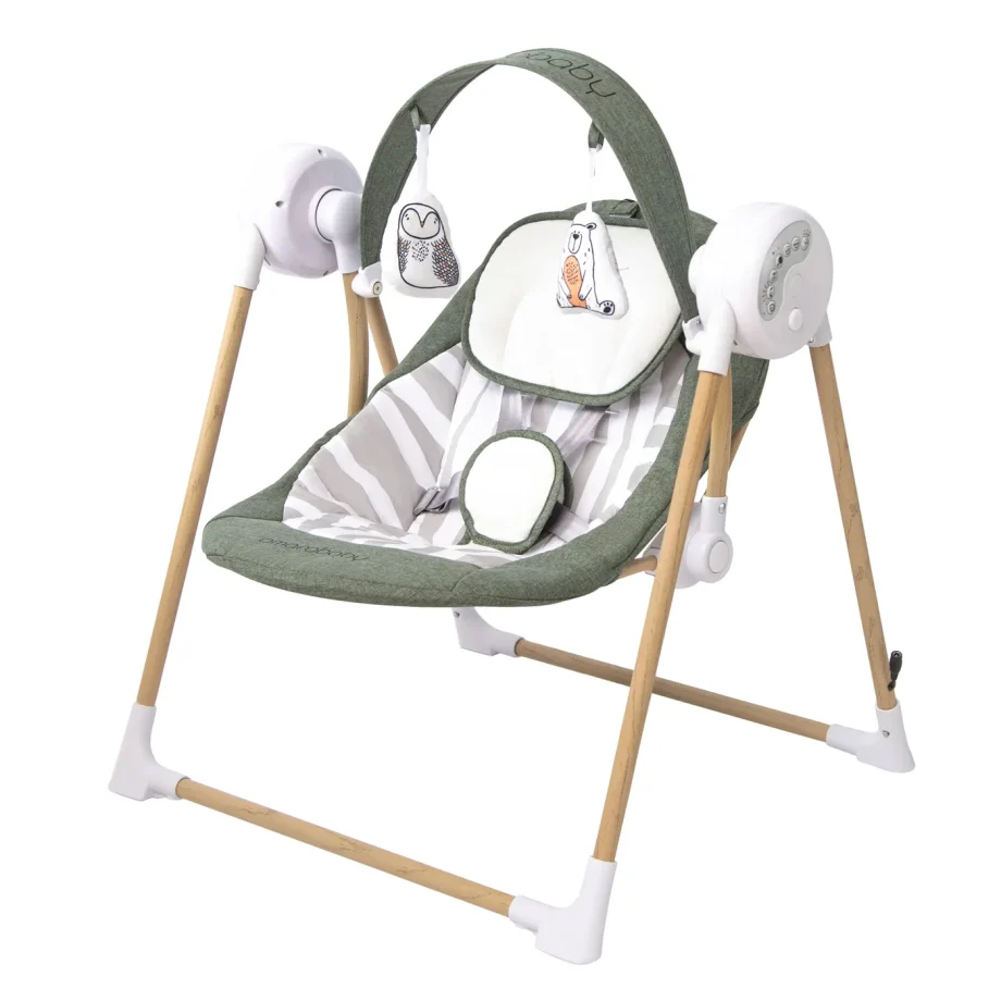 AmaroBaby Wooden Swing Зеленый