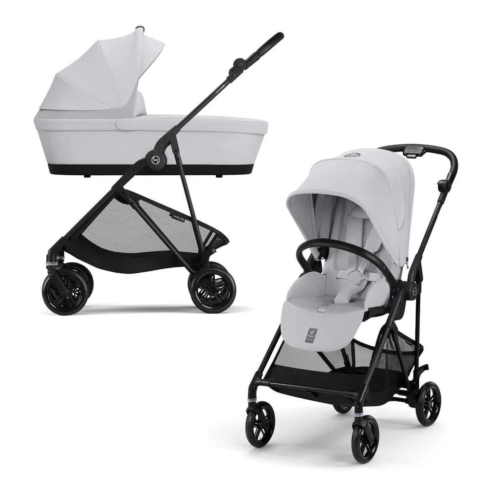 Cybex Melio Carbon Fog Grey 2025 (светло-серый) 2 в 1