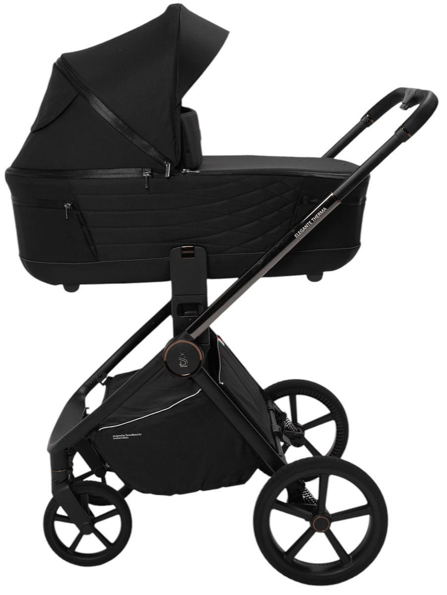 Детская коляска 2 в 1 Sweet Baby Elegante Therma, Black