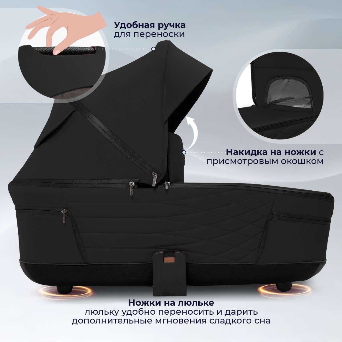 Sweet Baby Elegante Therma 2 в 1 Dark Grey (Тёмно-серый)