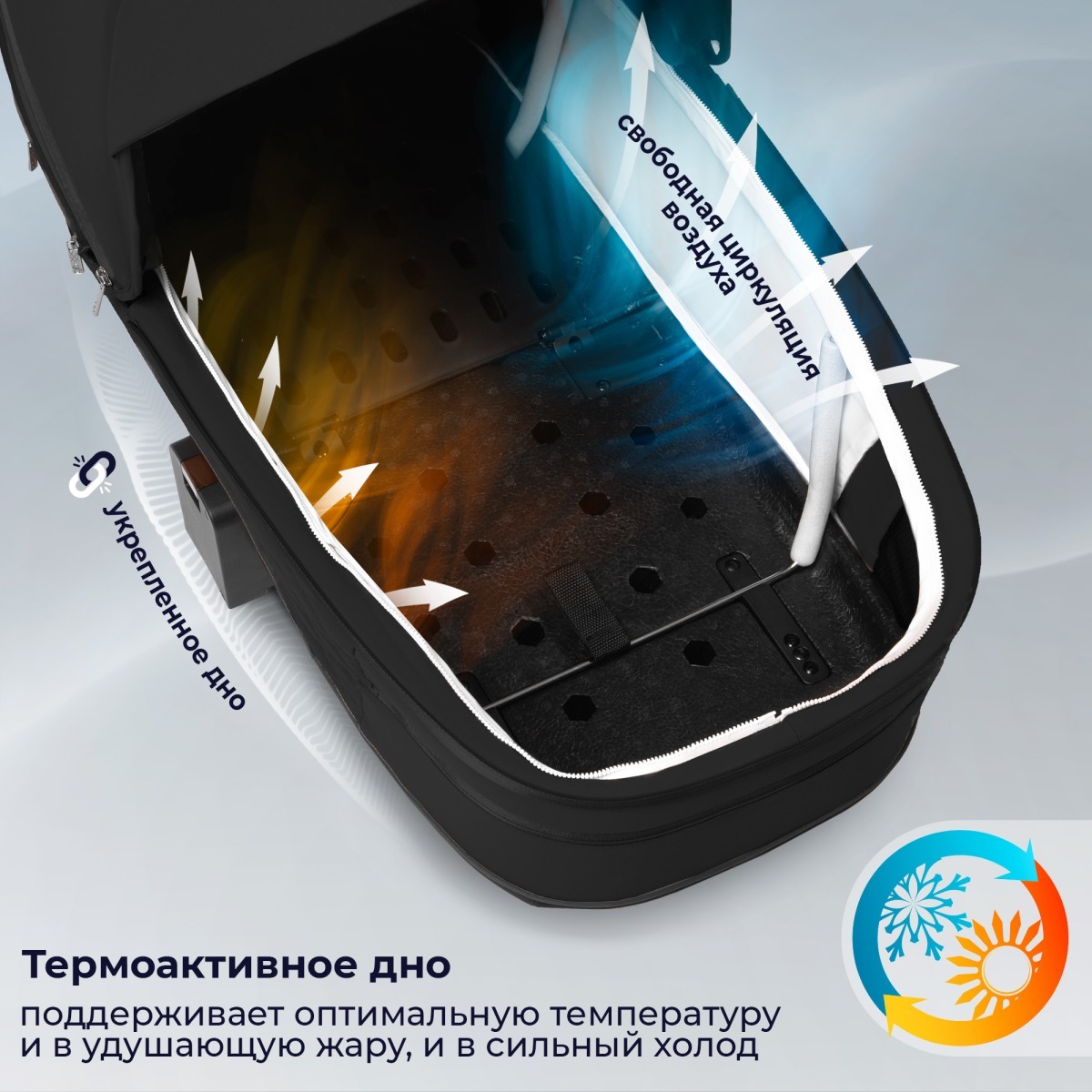 Sweet Baby Elegante Therma 2 в 1 Dark Grey (Тёмно-серый)