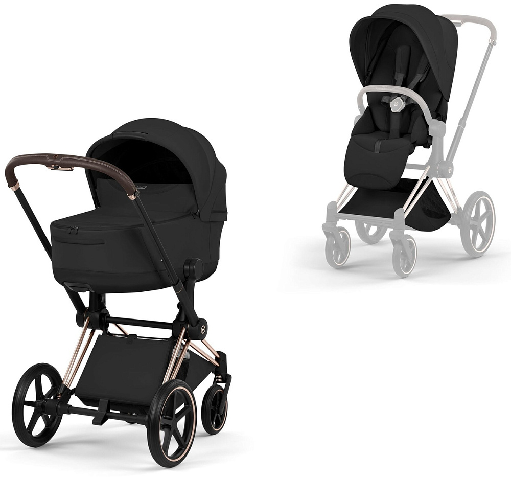 Cybex Priam V Rosegold Style Collection 2 в 1 Sepia Black