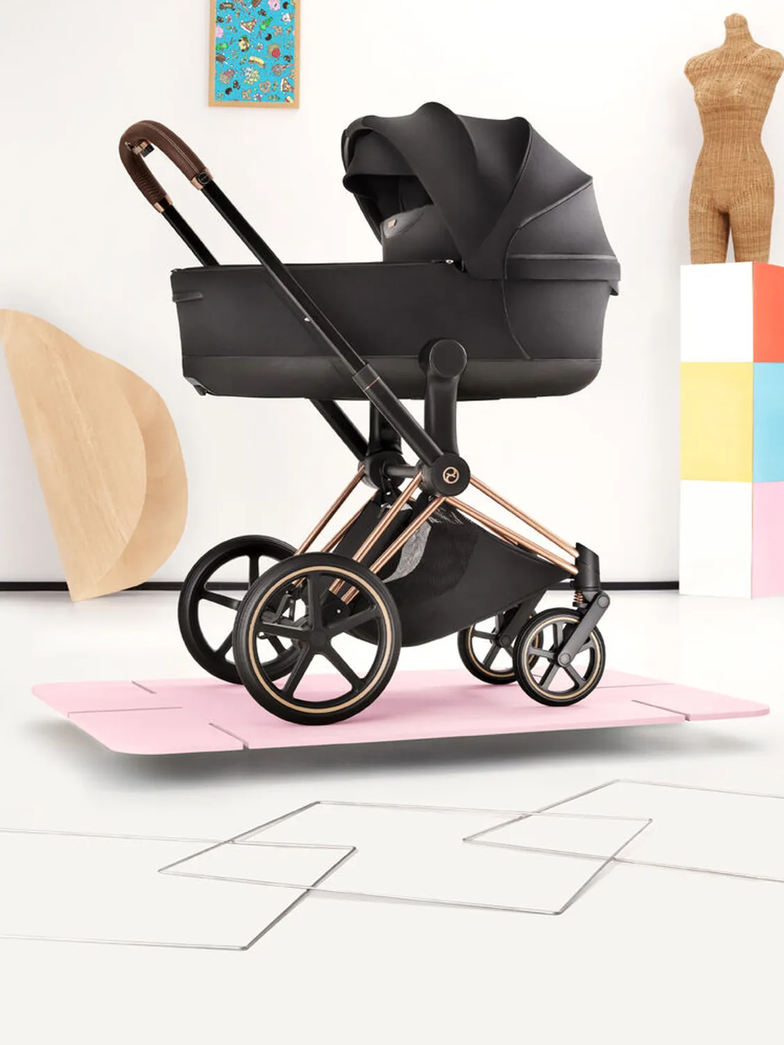 Cybex Priam V Rosegold Style Collection 2 в 1 Sepia Black