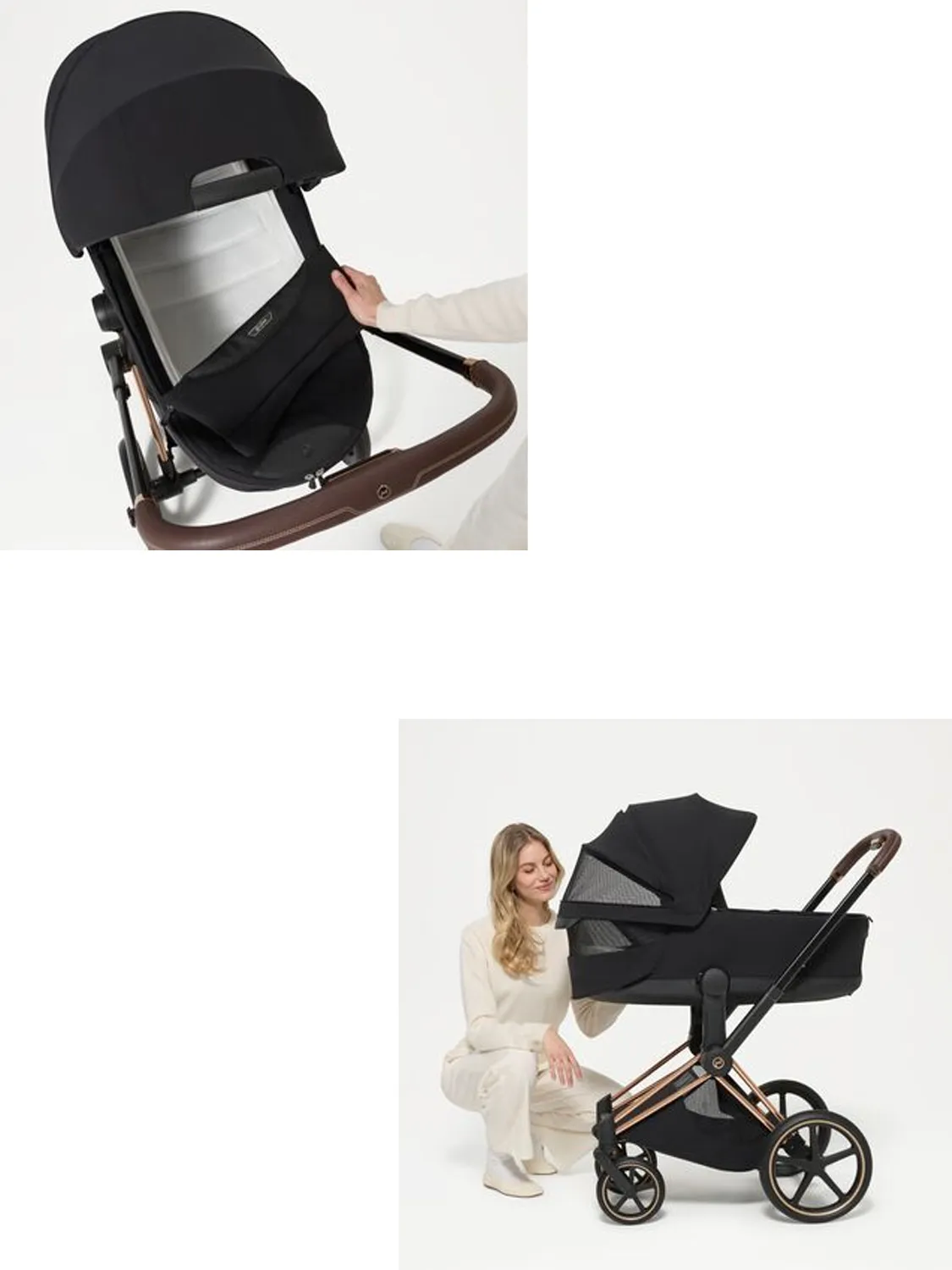 Cybex Priam V Rosegold Style Collection 2 в 1 Sepia Black