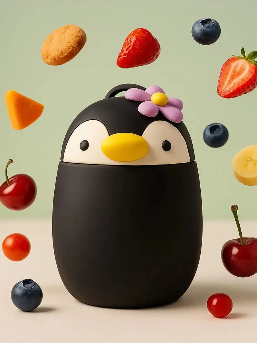 Термоконтейнер Asobu для еды Bestie Foodie 600 мл, пингвин
