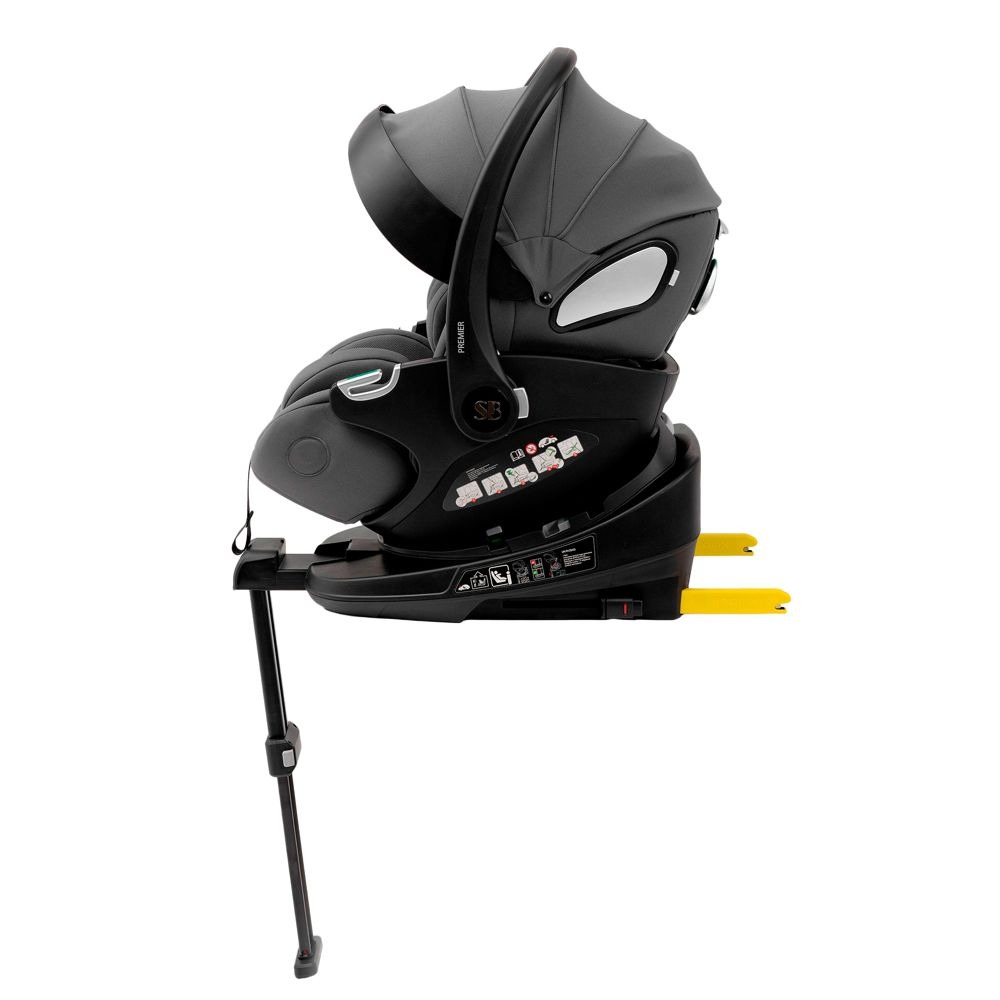 Автолюлька Sweet Baby Premier Plus с базой Isofix, Black