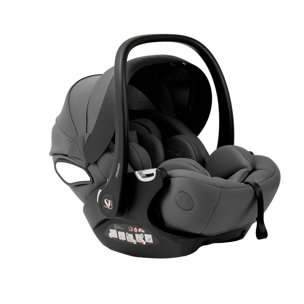 Автолюлька Sweet Baby Premier Plus с базой Isofix, Black
