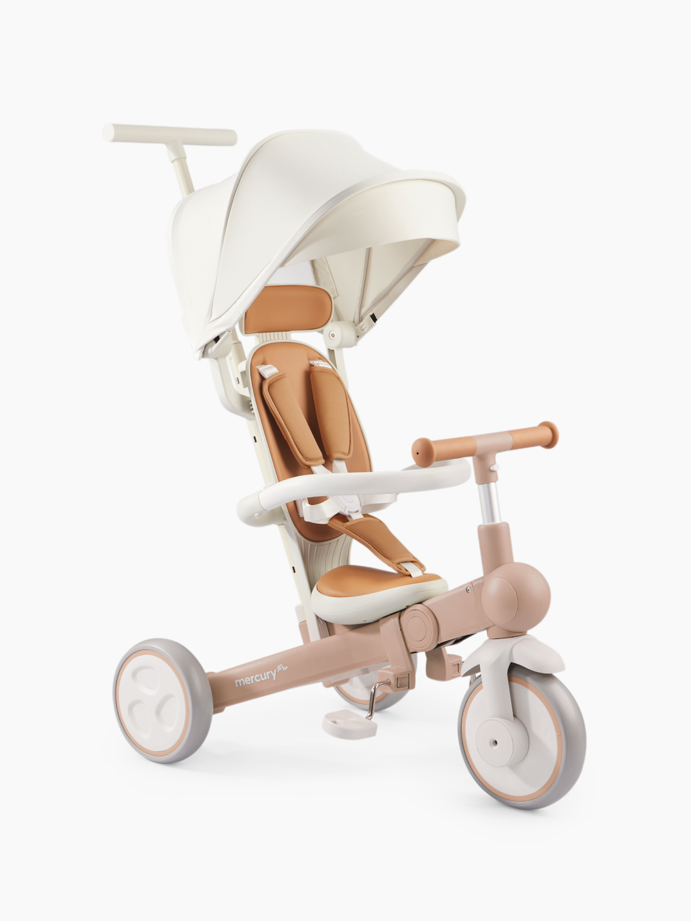 Велосипед трёхколёсный складной Happy Baby MERCURY PRO Beige