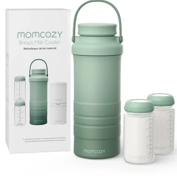 Термоконтейнер Momcozy портативный для бутылочек, зелёный