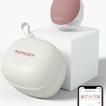 Молокоотсос Momcozy BP223 (Mobile Flow, M9) беспроводной электрический, 1 шт., уютный красный