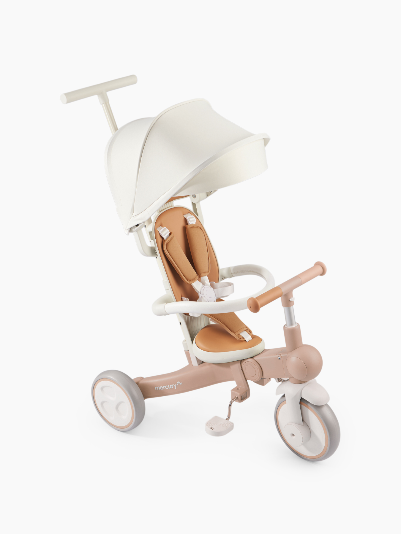 Велосипед трёхколёсный складной Happy Baby MERCURY PRO Beige