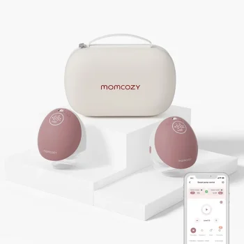 Молокоотсос Momcozy BP223 (Mobile Flow, M9) беспроводной электрический, 2 шт., уютный красный