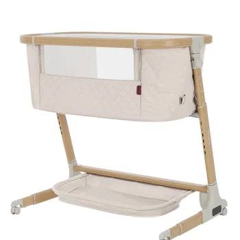 Кроватка Carrello Prima+ 79×50 см с электронным укачиванием, бежевый (Honey Beige)