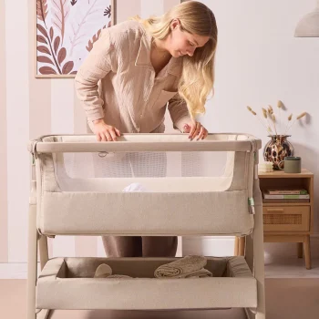 Приставная колыбель Tutti Bambini CoZee Air 2 Орех / Какао (Soft Walnut / Cocoa)