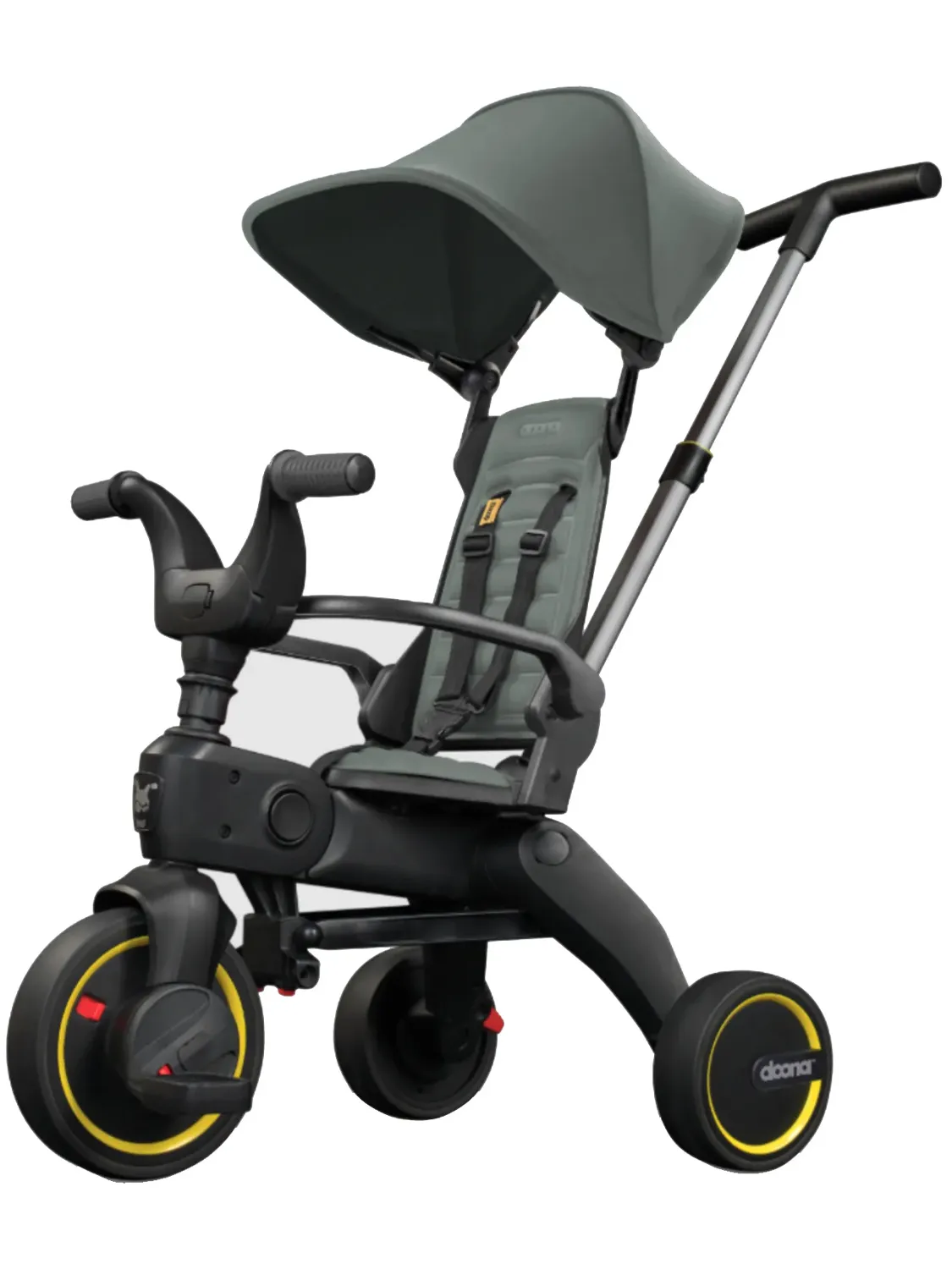 Велосипед - коляска 3-х колесный складной Doona Liki Trike S1 Slate Green (Forest Grey)