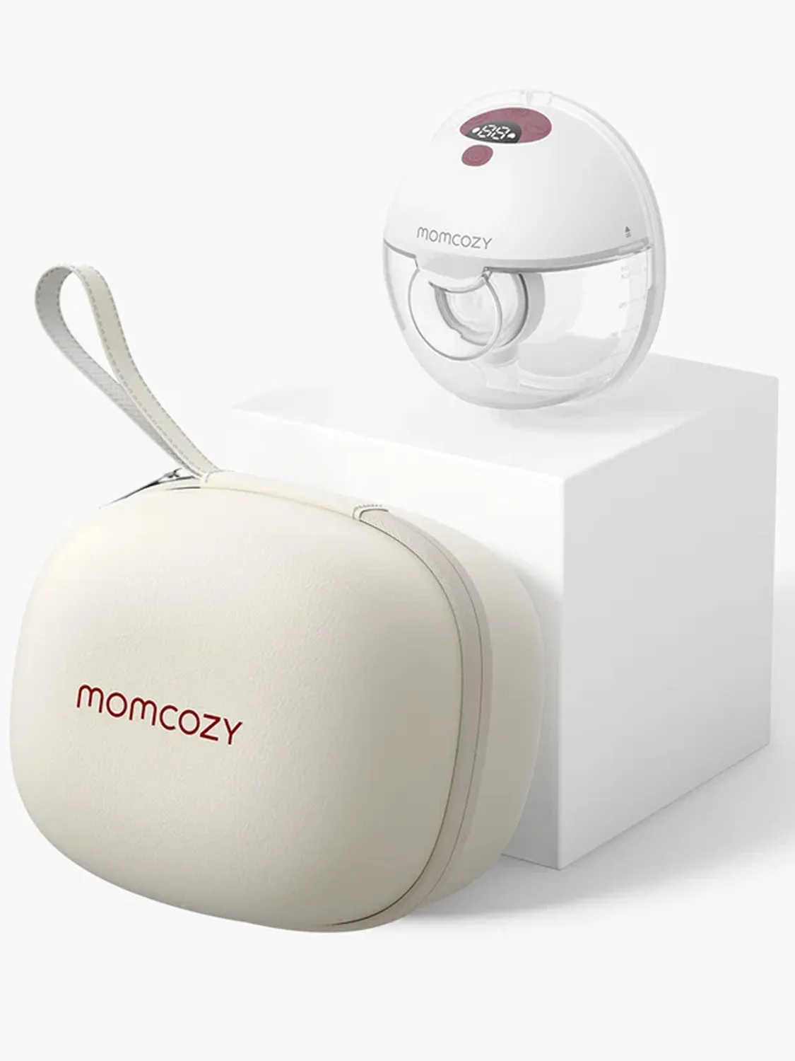 Молокоотсос Momcozy M5 беспроводной портативный электрический, уютный красный