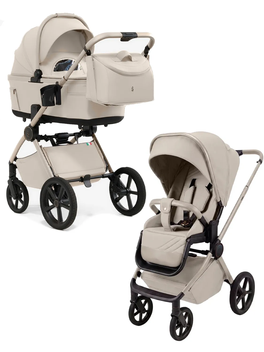 Коляска 2 в 1 Sweet Baby SBL Terra, Кремовый (Cream)