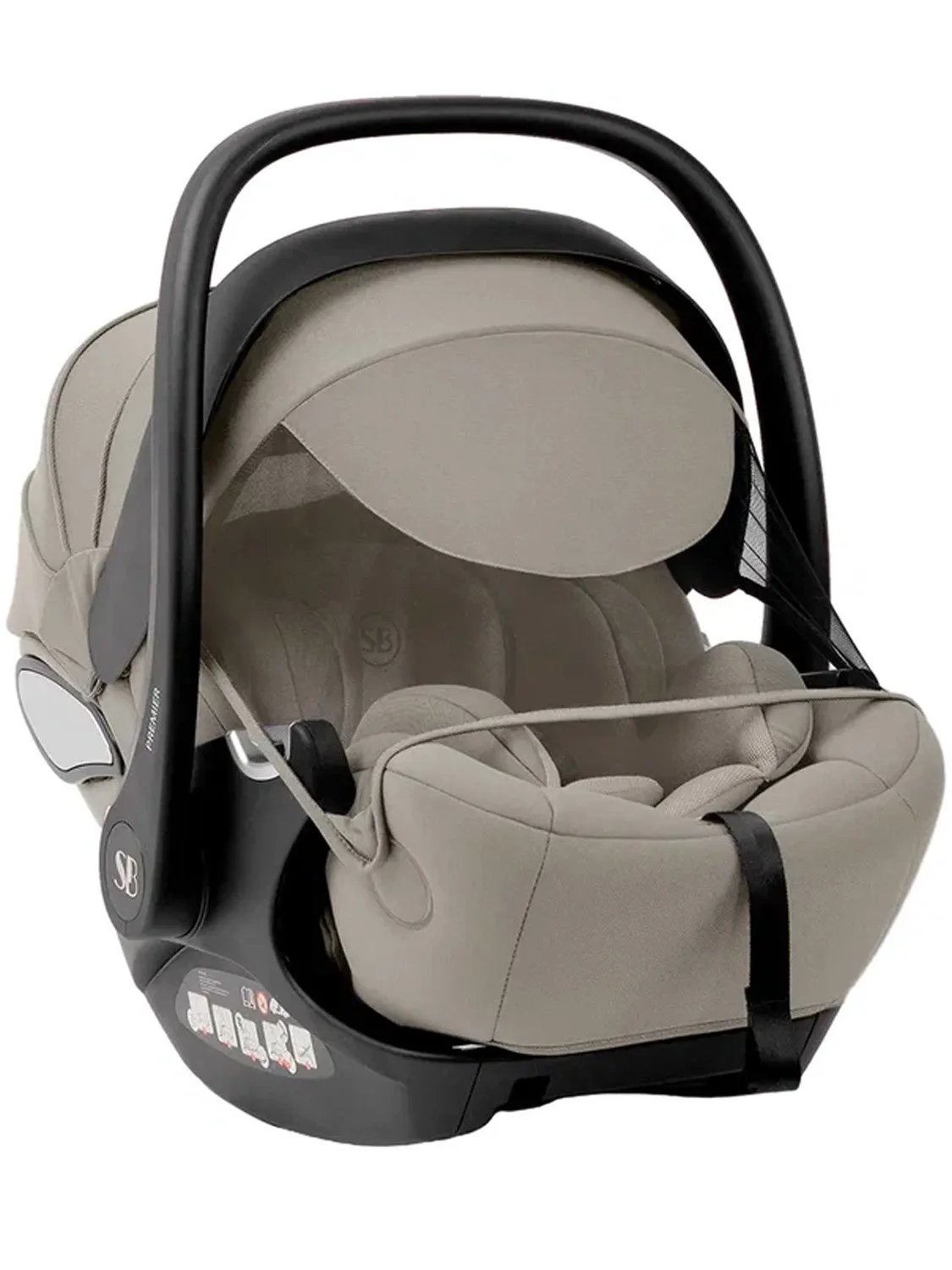 Автокресло 0+ Sweet Baby Premier WG06 Pro, бежевый (beige)
