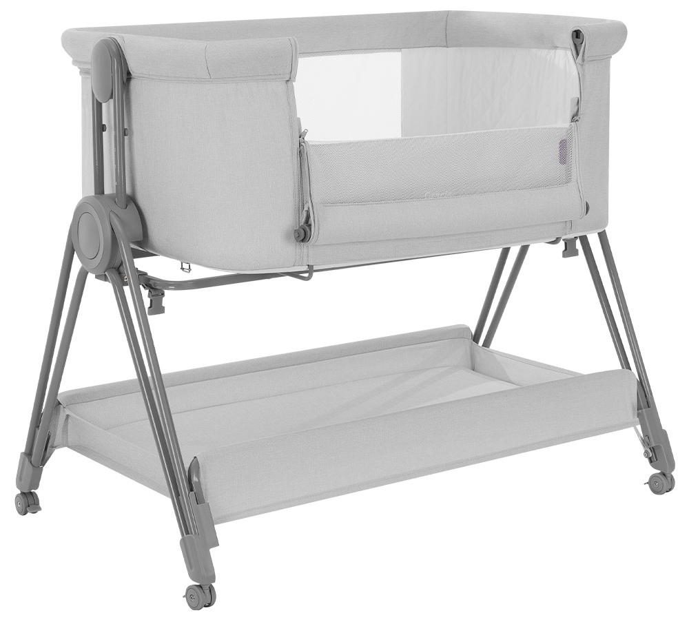Приставная колыбель Carrello Gracia CRL-16502, Cool Grey