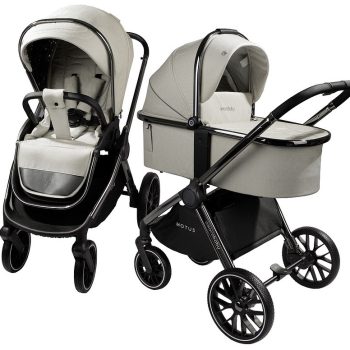 Коляска 2 в 1 AmaroBaby Motus V2 Белый (White)