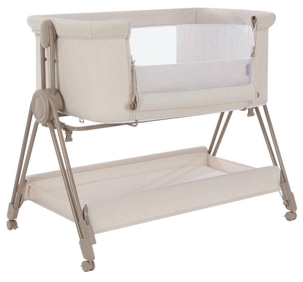 Приставная колыбель Carrello Gracia CRL-16502, Linen Beige