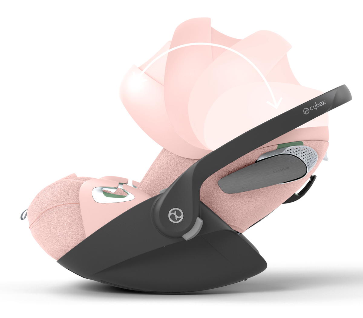 Автокресло Cybex Cloud T i-Size, Peach Pink Plus, группа 0+ (0–13 кг)