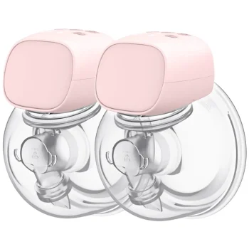 Молокоотсос Momcozy S9 Pro беспроводной портативный электрический, 2 шт., розовый