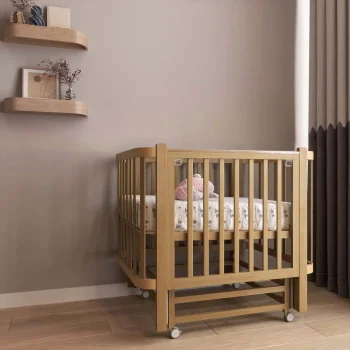 Кроватка детская ANTEMI Terra Light NEW с маятником 100×70, дерево